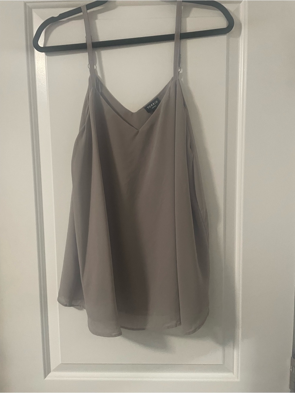torrid Taupe V-Neck Spaghetti Strap Cami